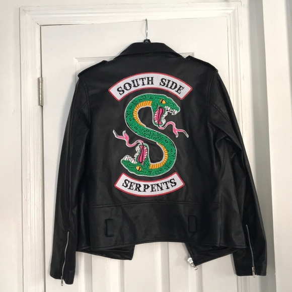 LEATHER RIVERDALE SOUTHSIDE SERPENTS JACKET - Picture 2 of 4